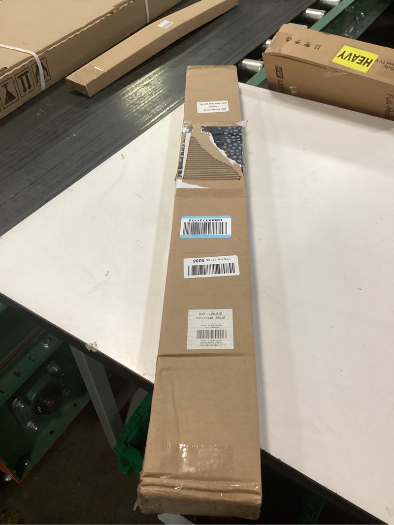 Condition photo showing New/Like New for lazblinds no tools no drill cordless cellular shades, blackout light blocking honeycomb shades for home, thermal insulation blinds for windows, 36" w x 64" h, white blackout-white 36" w x 64" h