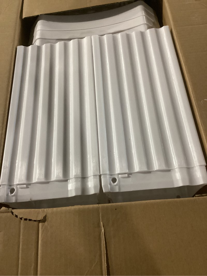Condition photo showing As Is for colingmill 2 pcs wedding roman column greek pillars stand plastic wedding pillars columns for ceremony flowers plant holder for ceremony event party (square,10.63 x 10.63 inches) 10.63 x 10.63 inches square 2
