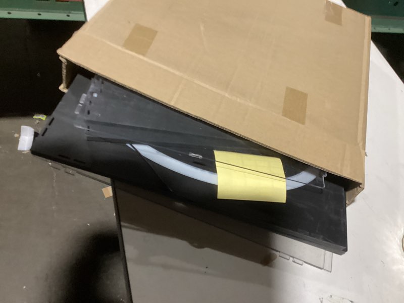 Condition photo showing Good Condition for Acrylic Display Case with Adjustable LED Light, 6 L Tier Clear Display Box Dustproof Showcase for Action Figures, Collectibles and Mini Toys, Assembly Display Cabinet(Black 19.7*12.6*16.5in) Black 6 Tier 19.7×12.5×16.5in