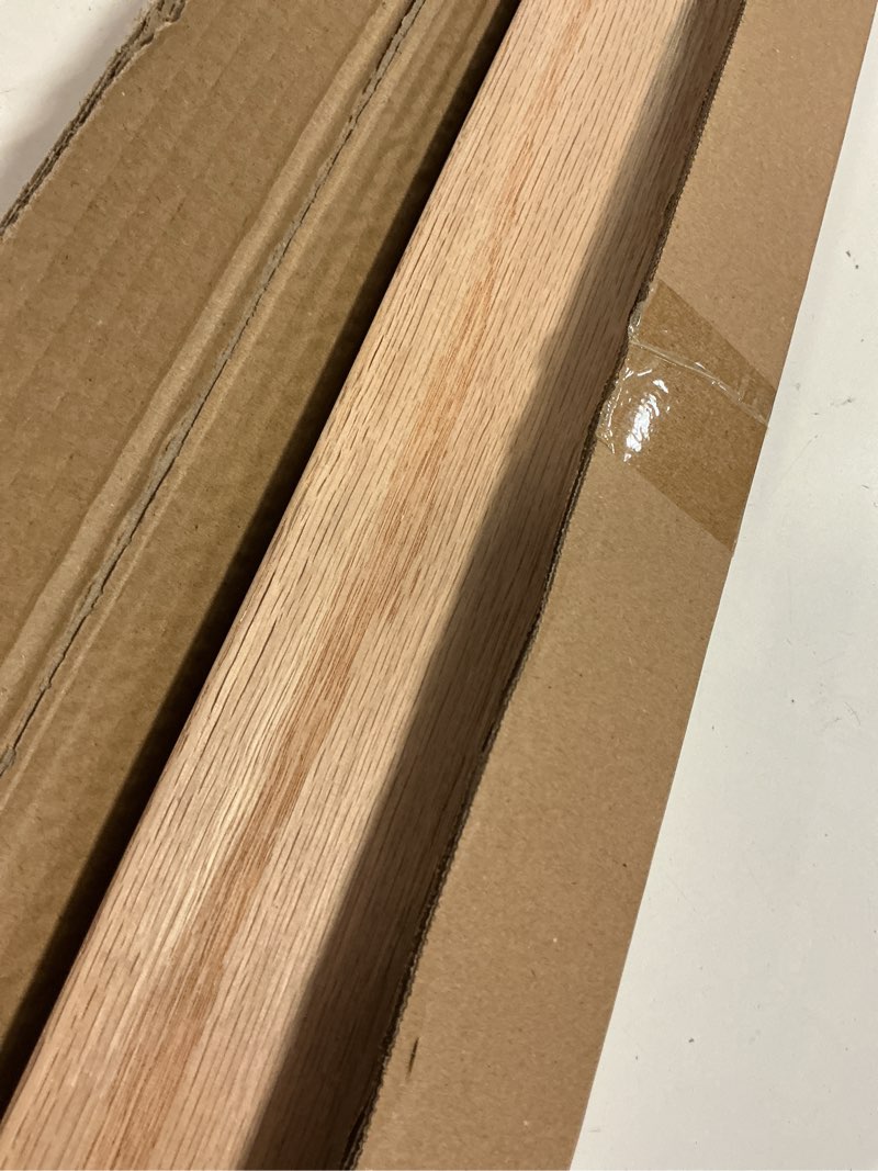 Condition photo showing Good Condition for raytano 3.5" w×36"l solid oak floor transition strip, 3/4" overlaps and transitions a 3/4" height difference, wood threshold for tile carpet wood laminate vinyl flooring (3.5" w, 36" l) 36in(1pcs) red oak-3/4" overlap-3.5"w