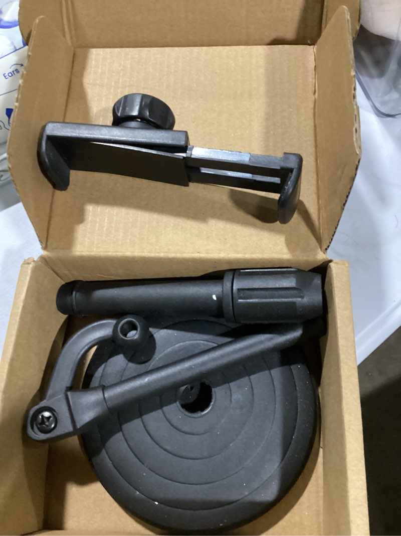 Condition photo showing As Is for black cell phone stand holder 