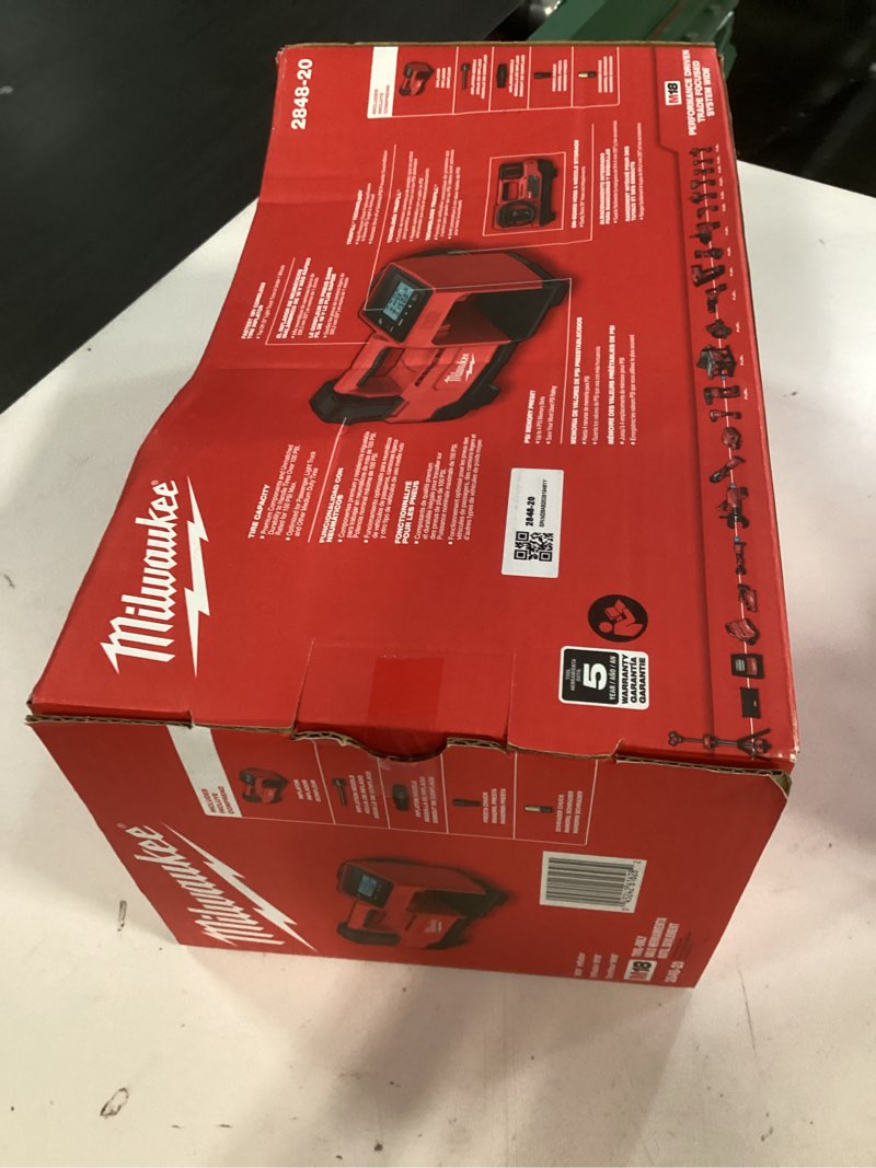Condition photo showing New/Like New for milwaukee m18 18 v 150 psi tire inflator
