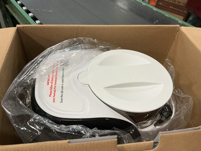 Condition photo showing As Is for Baby Brezza New and Improved Formula Pro Advanced Formula Dispenser Machine - Automatically Mix a Warm Formula Bottle Instantly - Easily Make Bottle with Automatic Powder Blending, White