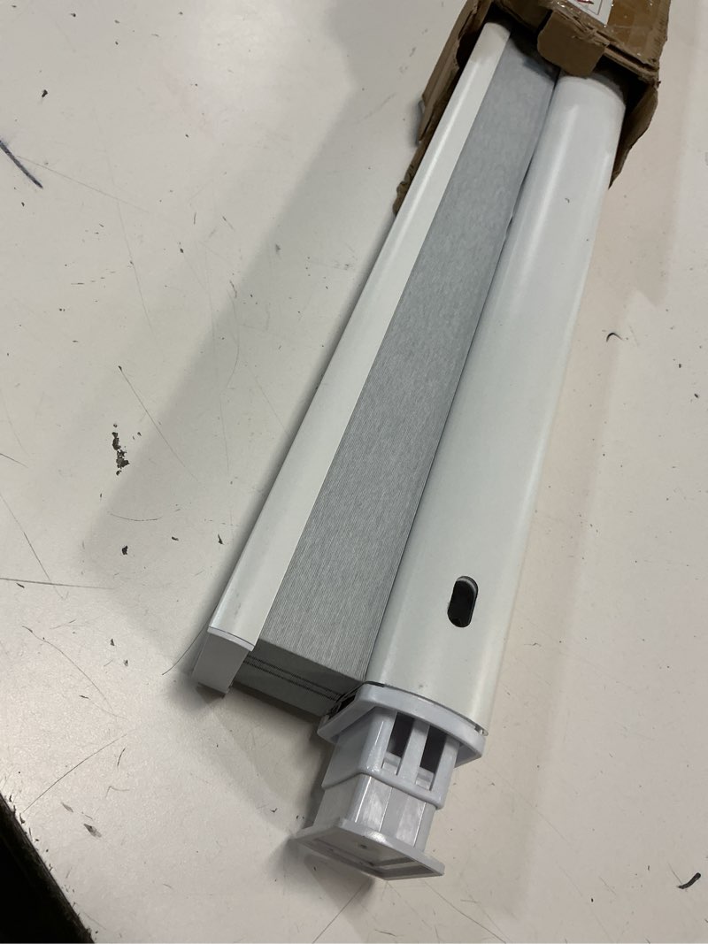 Condition photo showing Good Condition for joydeco no tools no drill window blinds for indoor windows, blackout shades cellular shades cordless, no drill blinds for windows, window shades for home, bedrooms, doors (white, 45" w x 64" h) white - no drill design 45"w x 64"h