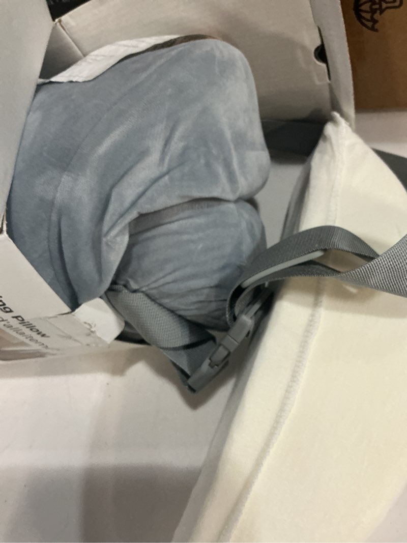 Condition photo showing New/Like New for momcozy cozylite nursing pillow for breastfeeding - supportive memory foam | innovative safety guard, adjustable waist strap for all body types, 28% wider surface, soft removable cover, mom comfort cozylite -grey cozylite