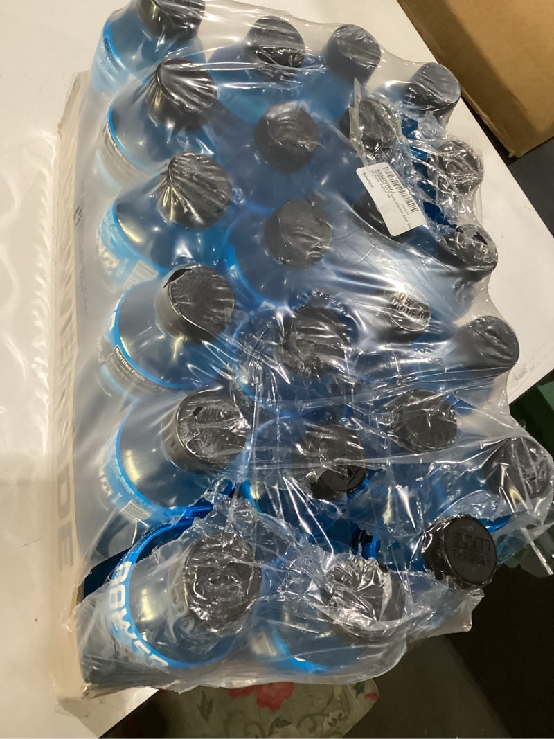 Condition photo showing New/Like New for 23 pack POWERADE Sports Drink Mountain Berry Blast, 20 Ounce (Pack of 24) Mountain Berry Blast 20 Fl Oz (Pack of 24)