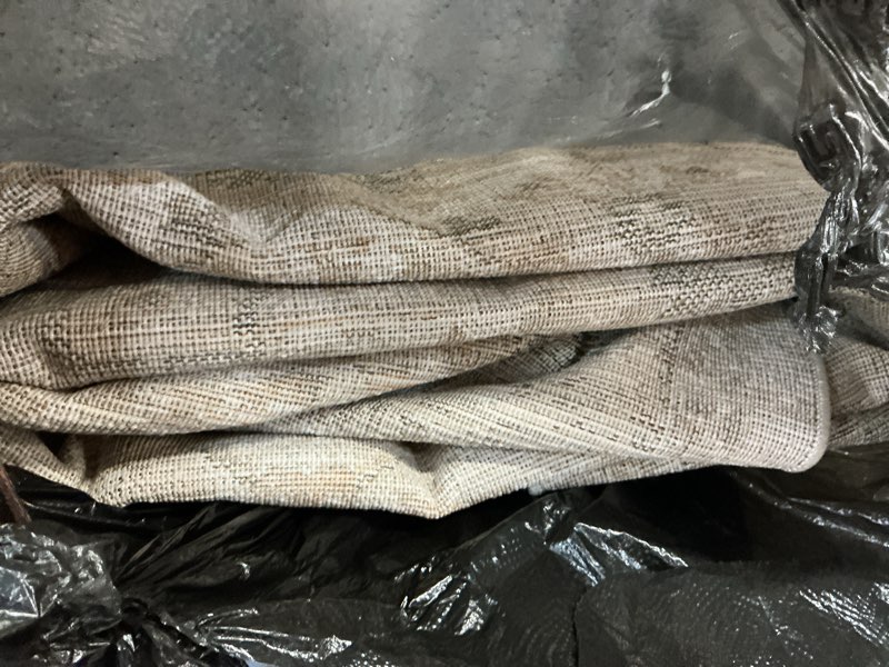 Condition photo showing As Is for beige area rug large