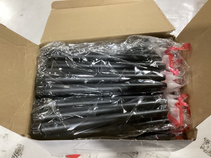 Condition photo showing New/Like New for baquler 100 pcs black 9.7 inch led flameless taper candles bulk battery operated taper candles flickering candlesticks for wedding church holiday table decoration 9.7 inch black 100
