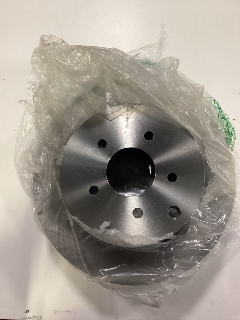 Condition photo showing As Is for Silver  Brake Rotors set nInformation unknown 