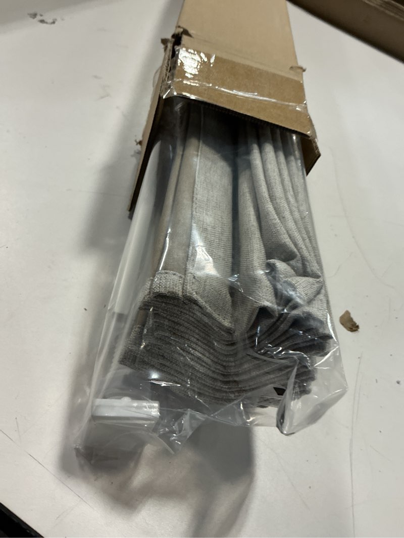 Condition photo showing Good Condition for lazblinds no drill roman shades for windows, cordless blackout window shades with uv protection, polyester fabric for bedroom & living room, 23" w x 64" h, beige blackout - faux linen - beige 23"w x 64"h