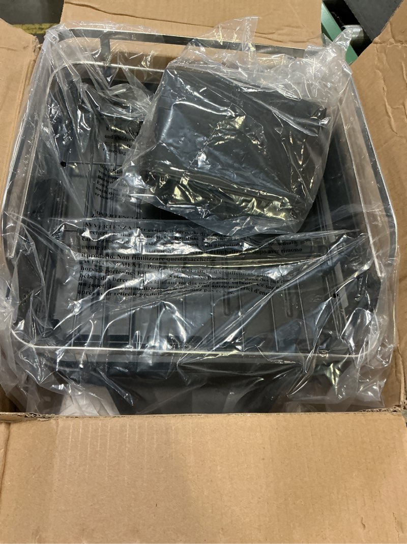 Condition photo showing Good Condition for SNTD Dish Drying Rack, Expandable Dish Rack for Kitchen Counter, Stainless Steel Dish Drainer with Drainboard Set and Utensil Holder (Black)