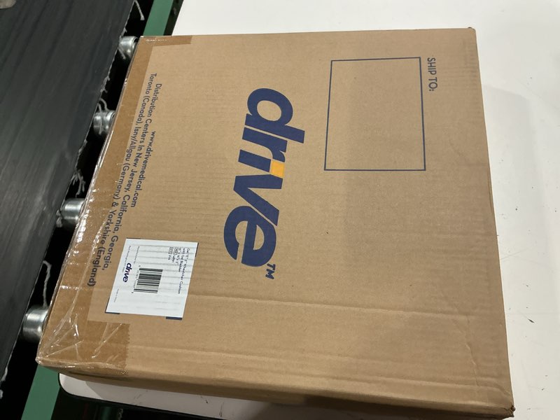 Condition photo showing New/Like New for drive medical 14891 skin protection gel "e" wheelchair seat cushion, 16 x 16 x 3 inch, 16x16x3 inch (pack of 1)