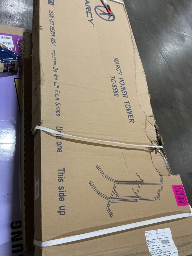 Condition photo showing Good Condition for Marcy Multi-Functional Power Tower Home Gym for Strength Trainings Power Tower - Black