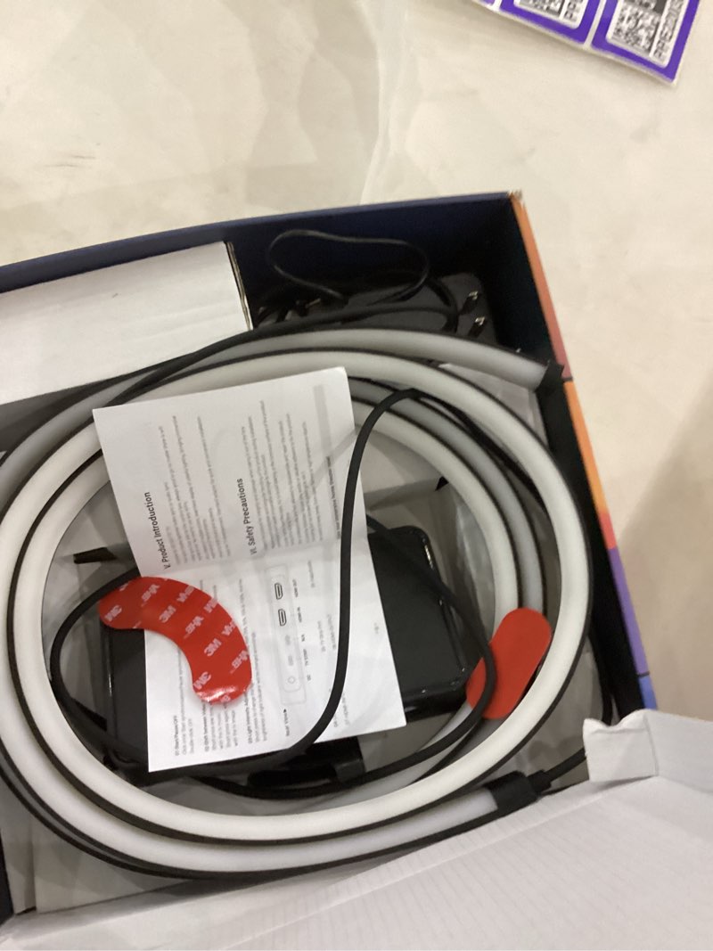 FREPERS LED Backlight, Flowing Color Light Strip, HDMI Sync, RGBICCW Smart Gradient Light Strip (65"