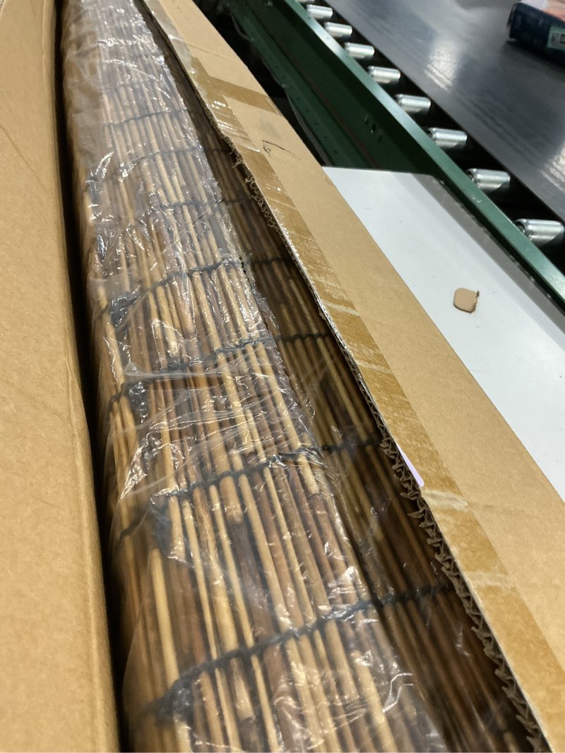 Condition photo showing New/Like New for natural reed fencing,4ft x 16.4ft reed screen balcony reed fence bamboo screen fencing for outdoor backyard patio?brown? 1 pack 4ftx16.4ft brown
