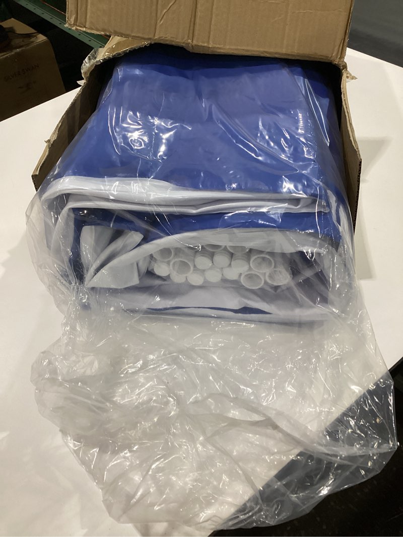Condition photo showing New/Like New for XL Ice Bath Tub for Athletes & Adults - 105 Gallons, Cold Plunge Tub with Cover, Inflatable Ice Bath Barrel for Indoor Outdoor - Blue 105GAL Blue