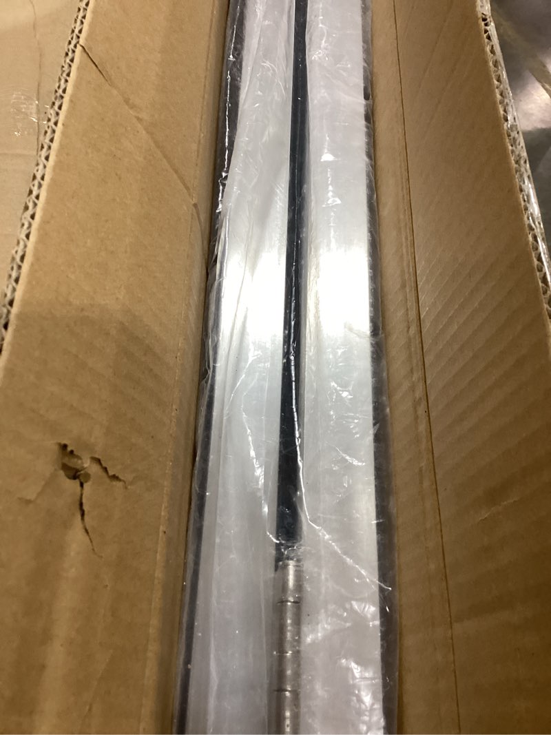 Condition photo showing Good Condition for whalemotor portable wheelchair ramp 4ft, anti-slip aluminum folding portable ramp, wheelchair ramps for home, weight capacity up to 800 lbs, with transition plates above and below, loading dock plates silver 4ft using height 4-12"