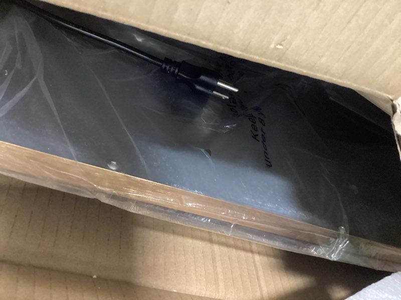 Condition photo showing New/Like New for Electric Warming Tray 31" x 18", Glass Warming Trays for Buffets Party with 9-Level Temperature and 24H Timer, Food Warmer Chafing Dishes for Buffet, 8S Full Surface Heating Mat for Party Gathering