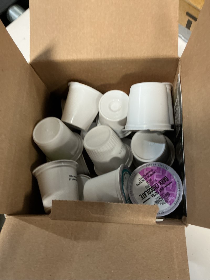 Condition photo showing Good Condition for (Best use by 10/28/26) Perfect Samplers Tea Pods, Cider, Hot Chocolate, Cappuccino & Coffee Pods Variety Pack, Single Serve Coffee & K Pod Variety Pack for Keurig K Cups Brewers, Coffee Gift Set, 20 Count Variety Pack 20 Count (Pack of 1)