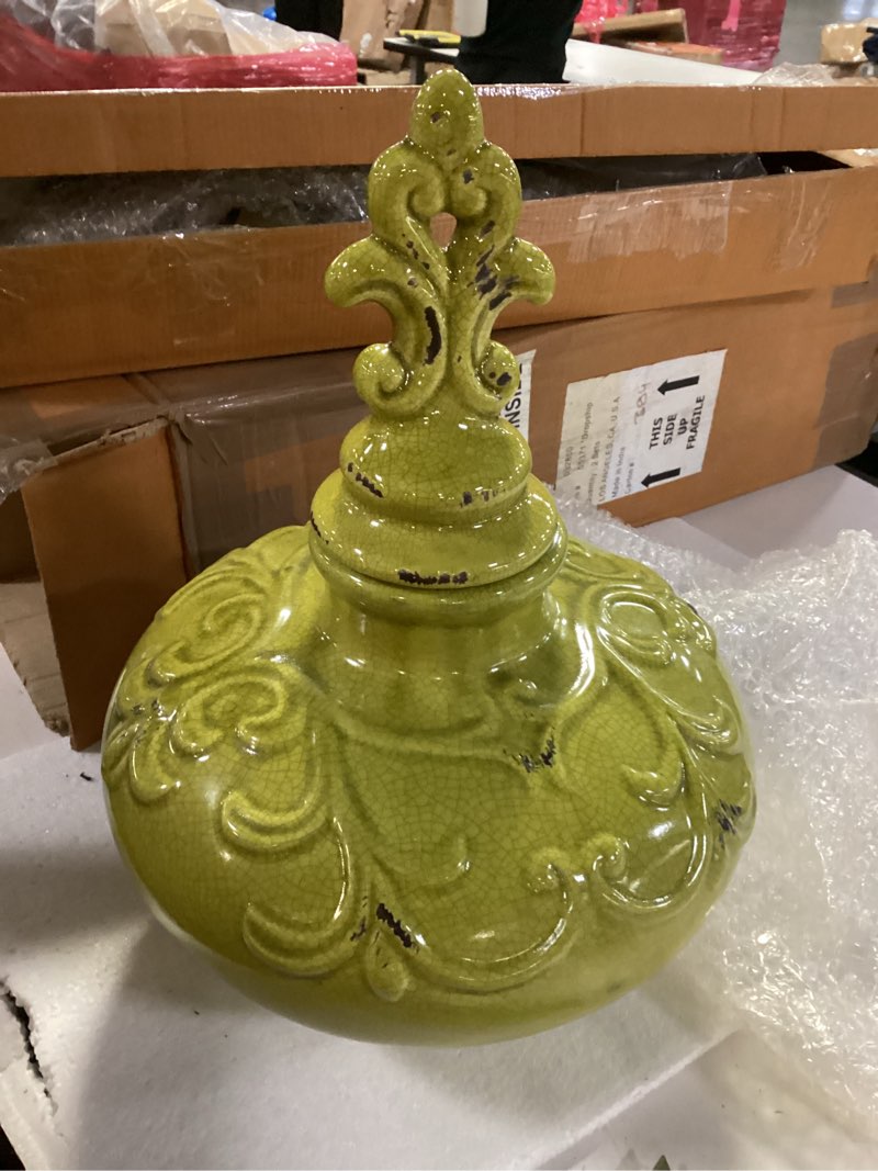 UMA #CERAMIC JAR 14"H, 10"W | 71214 CLOSEOUT