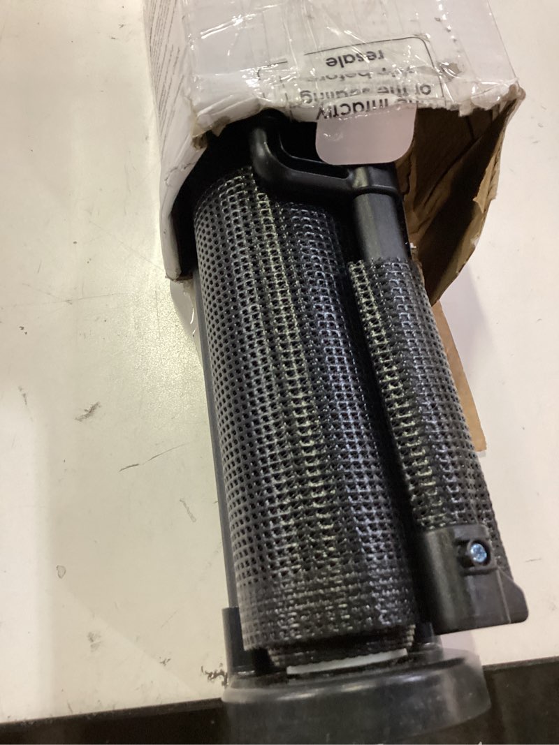Condition photo showing Good Condition for reinforced 80 inch retractable baby gate extra wide baby gate for wide openings, indoor/outdoor retractable dog gate for doorway, mesh dog gate indoor prevent babies/pets from crawling under, black black 33" tall x 80" wide? with reinforced bar ?