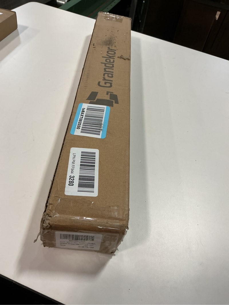 Condition photo showing Good Condition for Grandekor No Drill Cordless Roman Shades for Windows,23" Wx64 H,Blackout Fabric Blinds for Indoor Windows,UV Privacy Protection Thermal Insulated,Easy Install,Blocking Roman Blinds for Home,White White(blackout) 23"W x 64"H