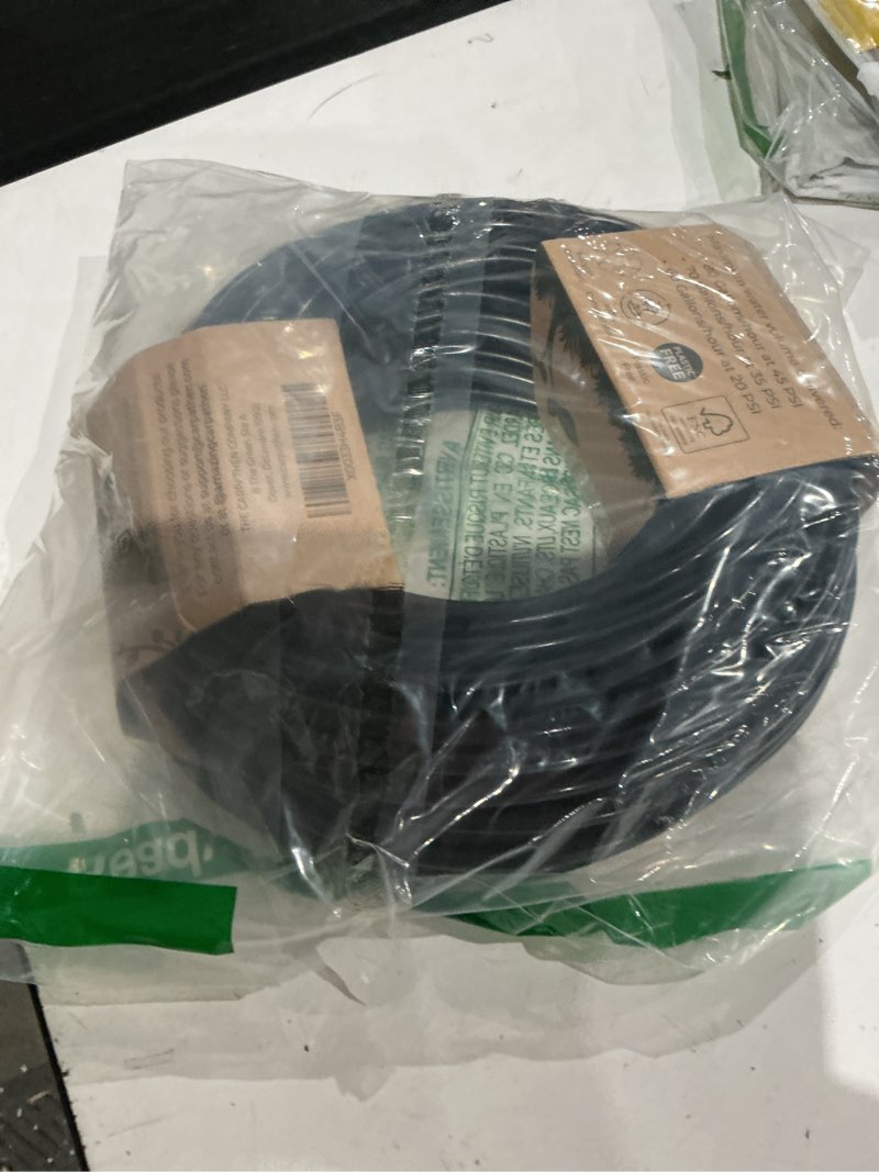 Condition photo showing Good Condition for carpathen 1/4 drip irrigation tubing - 100 ft black drip irrigation hose perfect for diy garden irrigation system, hydroponics, misting, or as blank distribution tubing for any garden project black - 100 feet