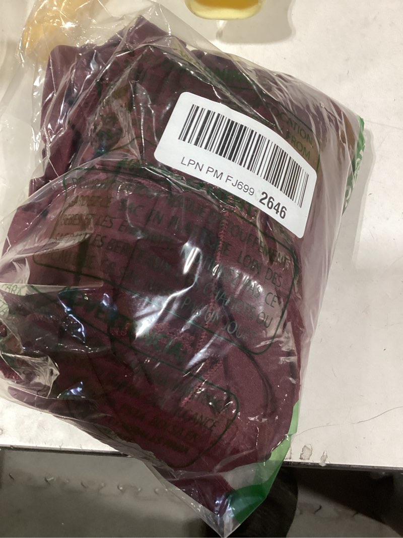 Condition photo showing Good Condition for Women Deep V Neck Ruched Maxi Dress Sleeveless Halter Gown Cocktail Evening Formal Dresses Wine Red Small