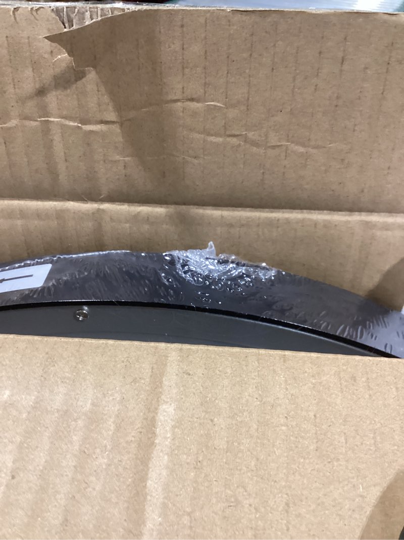 Condition photo showing New/Like New for hykolity 18 inch led round flat panel light, black, 32w, 3200lm, 3000k/4000k/5000k cct selectable, 120°beam angle, dimmable edge-lit flush mount ceiling light fixture - etl listed 18 inch black
