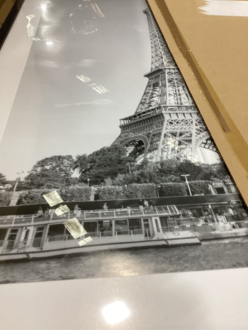 Condition photo showing Good Condition for upsimples 24x36 poster frame, display pictures 20x30 with mat or 24 x 36 without, wall hanging picture frames, black, 1 pack black 24x36