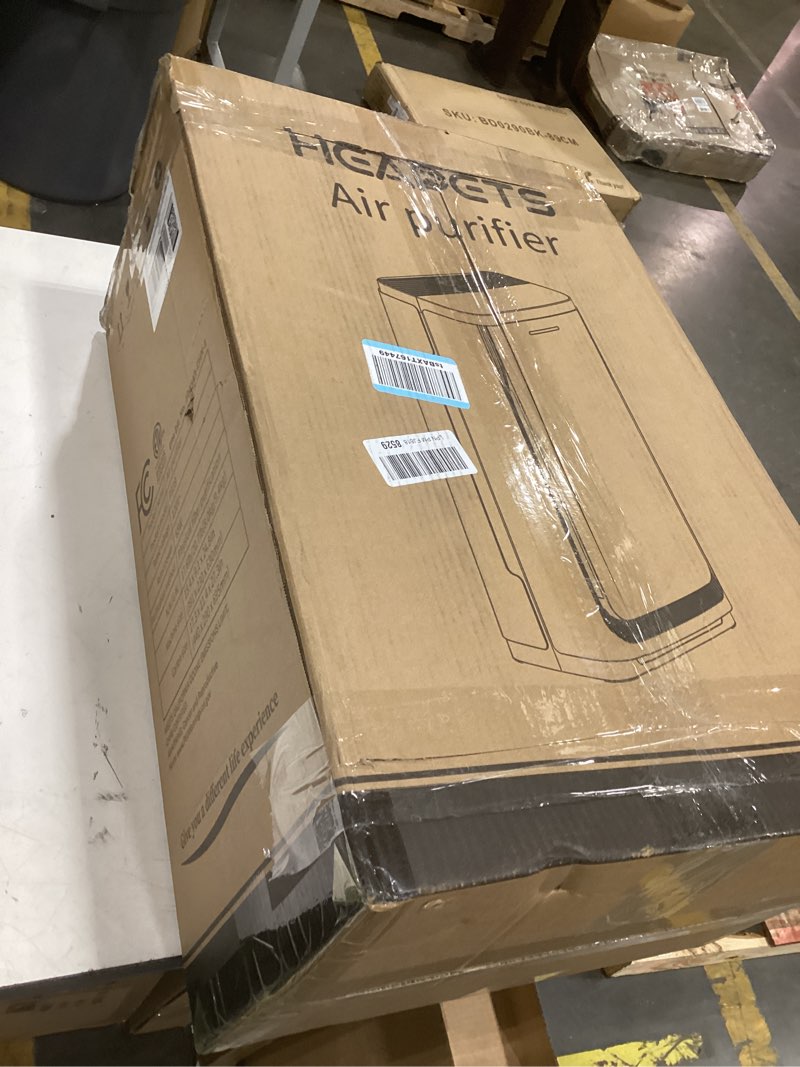 Condition photo showing As Is for this is a heapets air purifier, model p339, designed for pet owners.