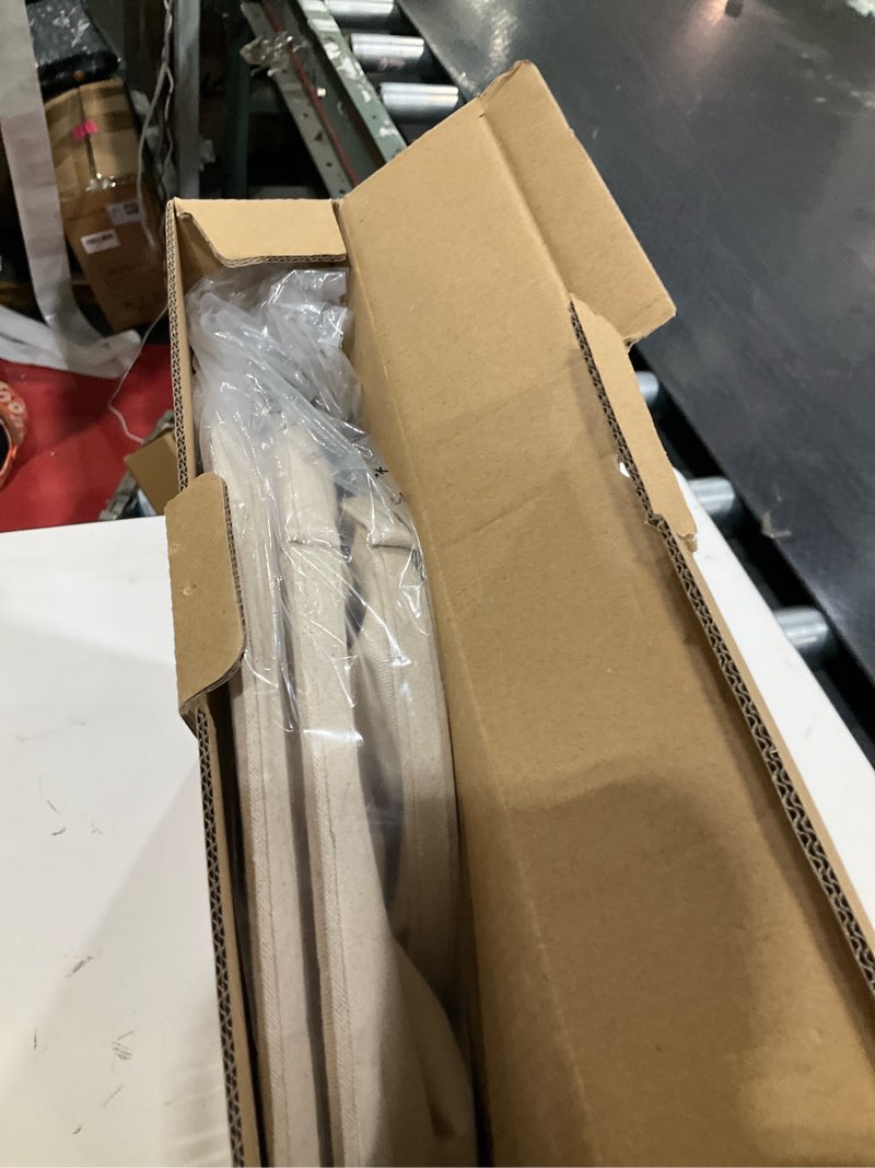 Condition photo showing New/Like New for GOSO Lamp Shades Set of 2 Small- 6" Top x 13" Bottom x 9.8" High - Beige Linen Bell Lampshades Spider Fitter Replacement Lamp Shade for Table Lamps Floor Lamps -Assembly Required Bell (2 PCs) Oatmeal-Linen