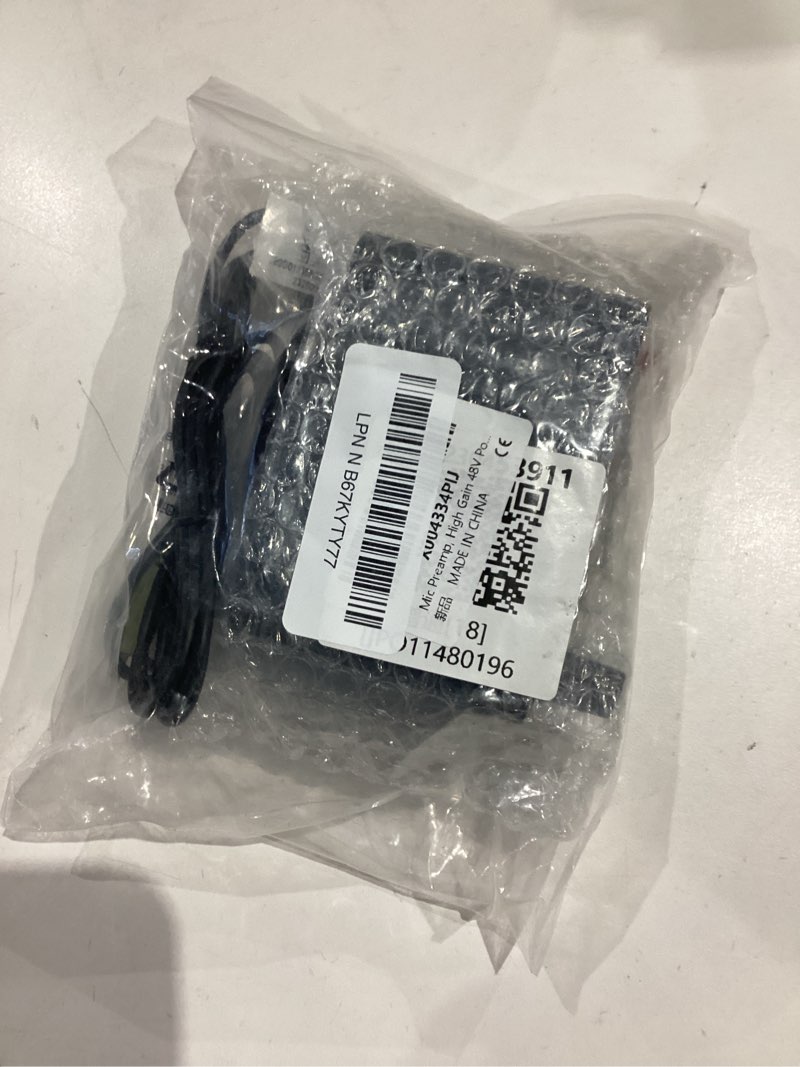 Condition photo showing Good Condition for mic preamp, high gain 48v power xlr output mic preamplifier, microphone preamp for dynamic and condenser microphones booster