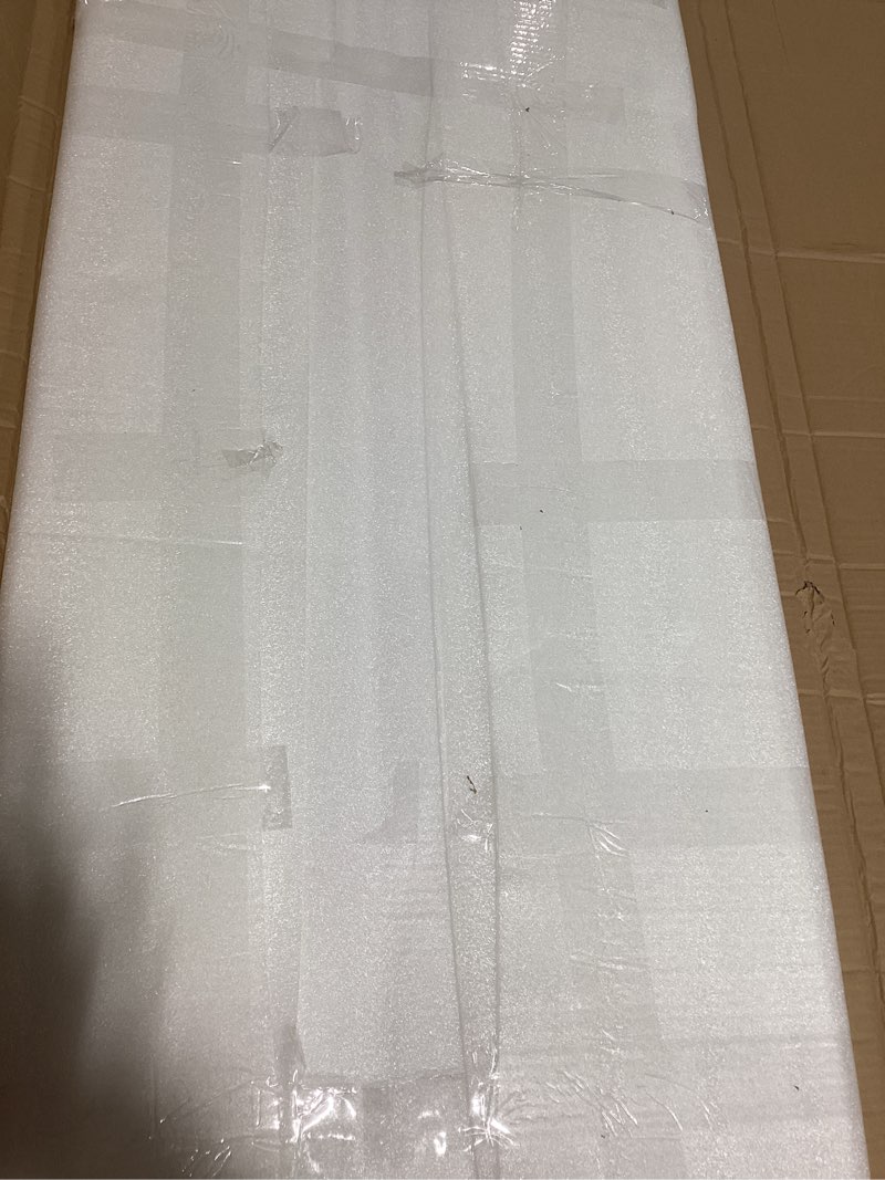 Condition photo showing As Is for pushglossy 4 pack 22.5 x 46.5 x 0.08 white fluorescent light cover for ceiling frosted glaze translucent drop ceiling light diffuser panels led replacement sheet for home commercial office hospital 4 22.5" x 46.5" x 0.08"