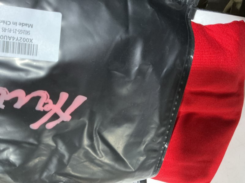 Condition photo showing Good Condition for Huuloo Women's Open Front Long Shawl Cardigan Sweater with Pockets Red Small