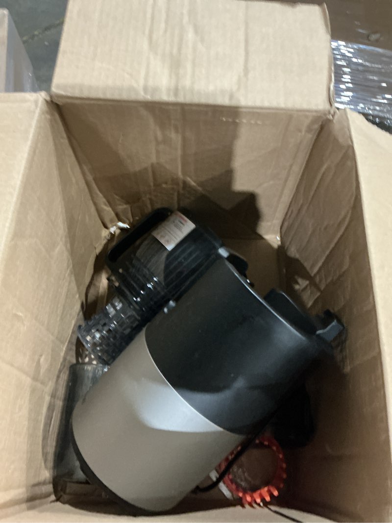 Condition photo showing As Is for juicer machines with 5.8" large feed chute, slow masticating cold press juicer for whole fruits & vegetables, easy to clean design, high juice yield home juicer for daily wellness