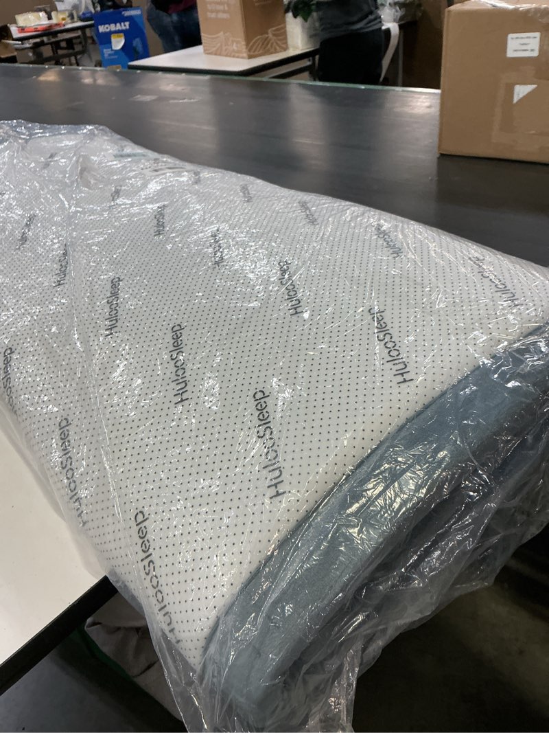 Condition photo showing Good Condition for baby play mat for floor,1.3" thick elasti-foam 74×50 playpen mat for toddlers infant kids,water-repellent soft coral velvet for tummy time, non-slip backing for crawling,tatami style(dark grey) dark grey 74"×50"×1.3"