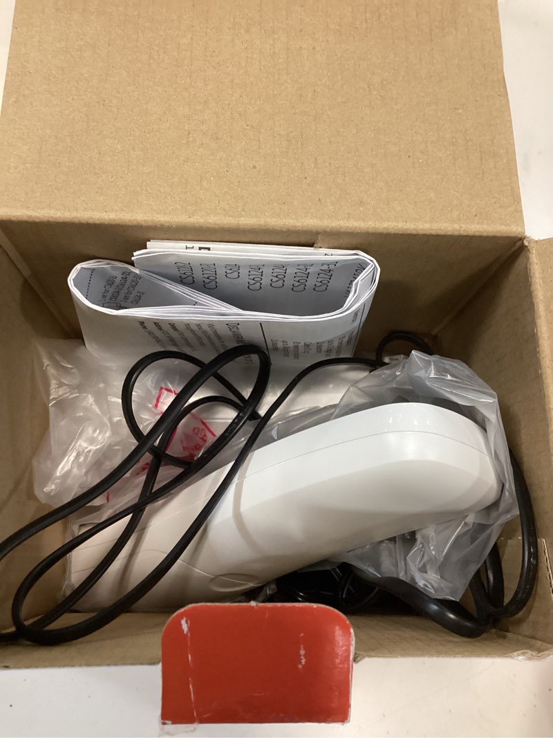 Condition photo showing As Is for vtech cs6124 dect 6.0 cordless phone with answering system and caller id/call waiting, white