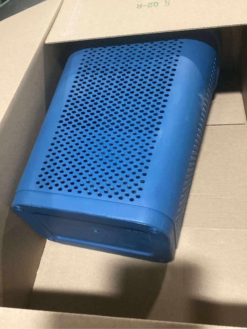Condition photo showing Good Condition for mind reader slim laundry hamper with lid, 60l clothes basket, ventilated plastic, blue blue single