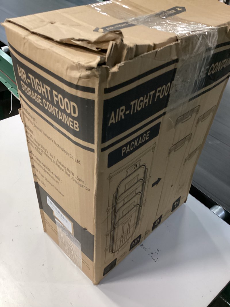Condition photo showing New/Like New for praki airtight food storage containers set with lids - 24 pcs, bpa free kitchen and pantry organization, plastic leak-proof canisters for cereal flour & sugar - labels & marker black