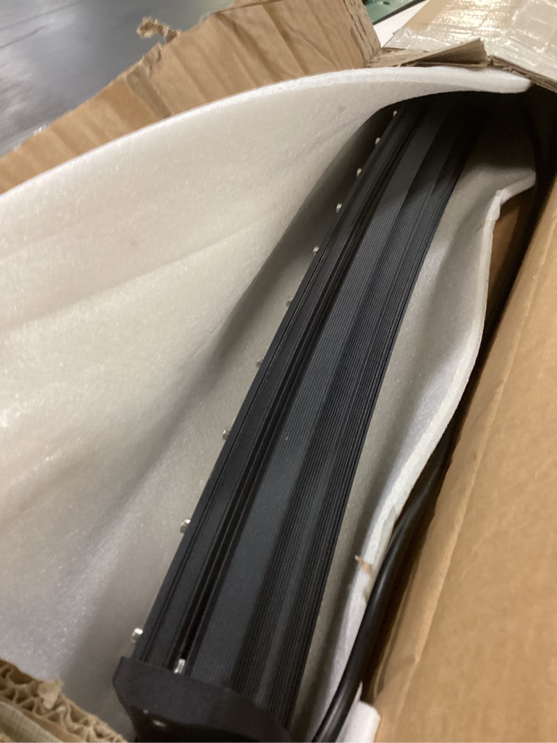 Condition photo showing Good Condition for 52 Inch 300W Curved LED Light Bar White/Amber Flasing Strobe Light with Six Modes Driving Fog Lights Spot Flood Combo Bumper Lights with Switch Wiring Harness for Offroad Truck 4WD SUV ATV UTV 52 Inch Curved