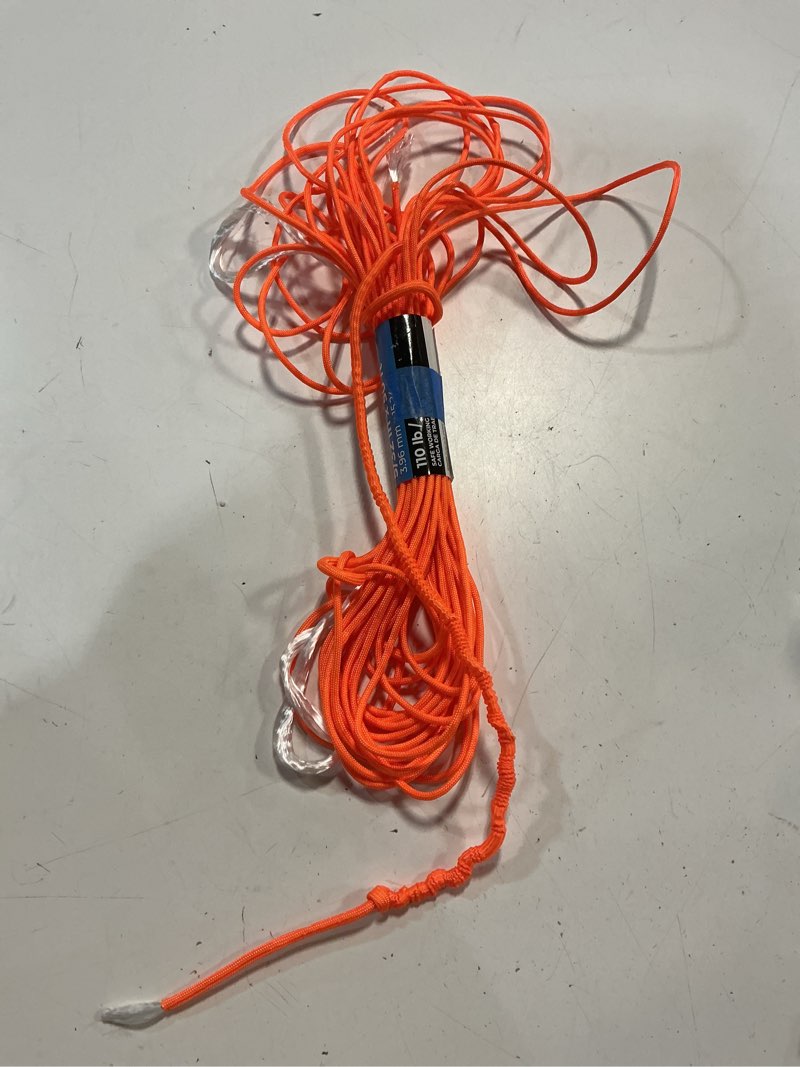 Condition photo showing As Is for reliabilt 0.16-in x 50-ft braided nylon rope (by-the-roll)