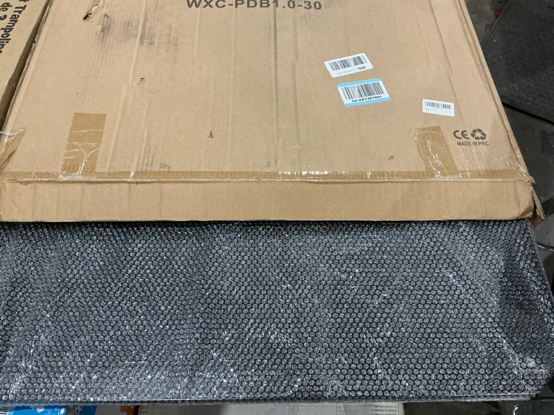 Condition photo showing Good Condition for threshold ramp for doorways,adjustable height 2.6"-7.3" aluminum wheelchair ramp with heightening screws and swivel angle leg,1100lbs load capacity, 30"x36'' curb ramp for trolley,power chairs 2.6"-7.3" rise & 30"x 36"