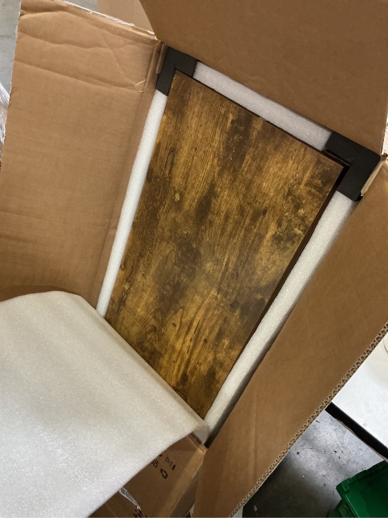 Condition photo showing Good Condition for agilestic electric standing desk, 48 x 24 inches height adjustable desk, sit stand up for work office home, ergonomic rising computer table with memory preset, rustic brown