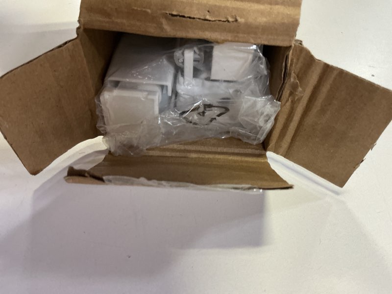 Condition photo showing New/Like New for LazBlinds No-Drill Cordless Zebra Blinds - Dual Layer Light Filtering & Room Darkening, Free-Stop Lift, Easy Install, Day & Night Privacy with Valance for Window 20" W x 64" H, White 20"W x 64"H White