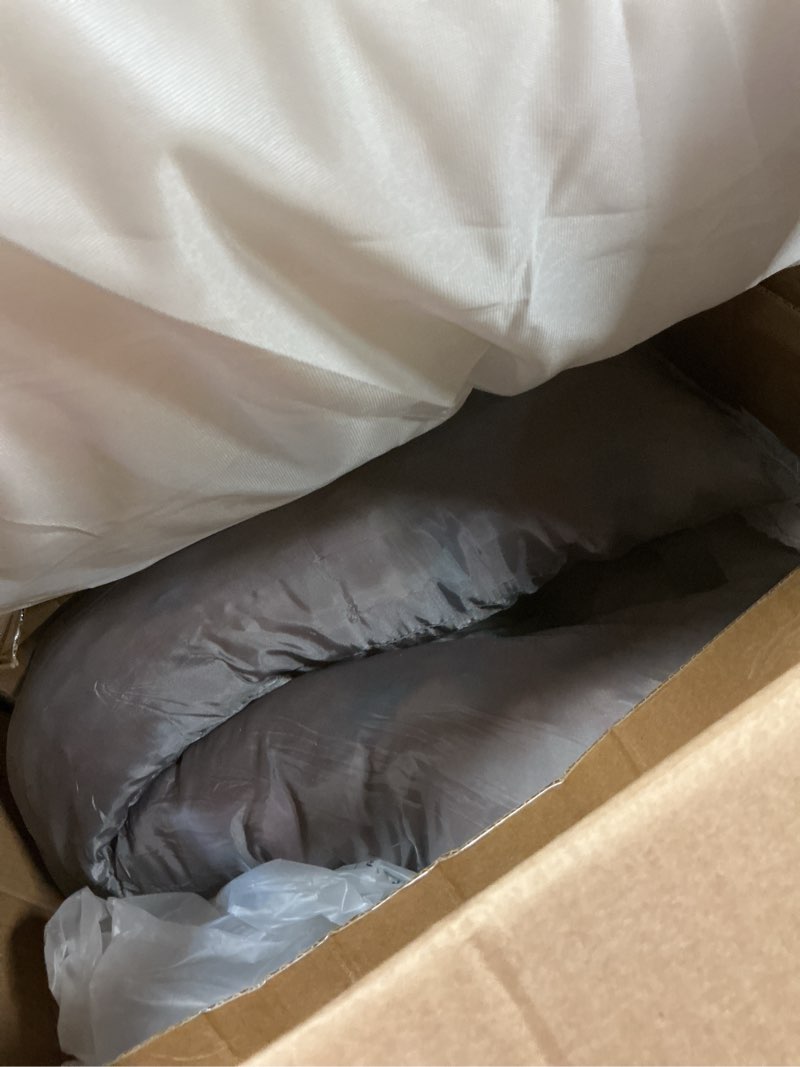 Condition photo showing As Is for bedsure l plus orthopedic dog bed for large dogs - washable dog cat bed waterproof, l plus big comfort dogs couch sofa with washable removable cover, pet bed with nonskid bottom, ember clay, 38" 38"l x 28"w x 6.5"th ember clay