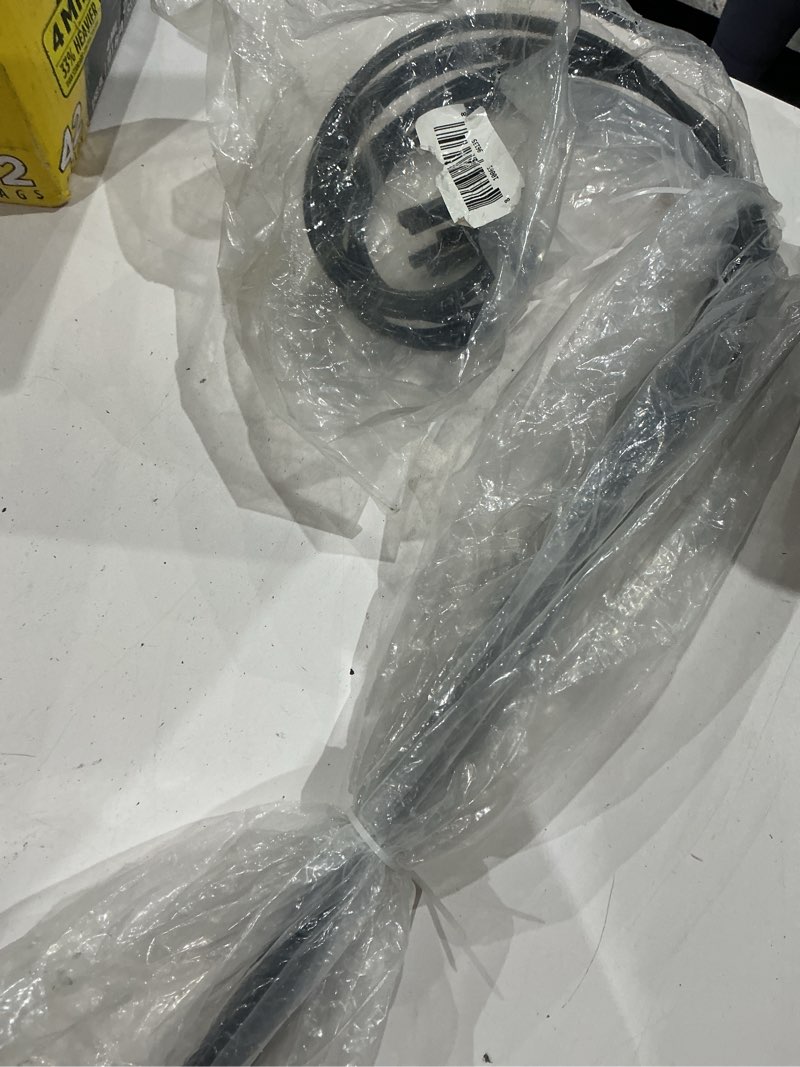 Condition photo showing As Is for ashman shepherd hook curled (6 pack), 35 inch tall 1/4 inch thick, made of premium metal for hanging bird feeders, mason jars, planthangers, flower basket, christmas lights, lanterns, and weddings