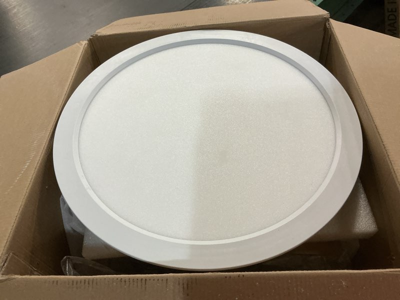 Condition photo showing As Is for Fitop Bathroom Exhaust Fan with Light,130 CFM 47W Ceiling Mount Shower Ventilation Exhaust Fan, 1.5Sones Bathroom Vent Fan with Light, Fan 1100LM LED Light 3000K/4000K/5000K white