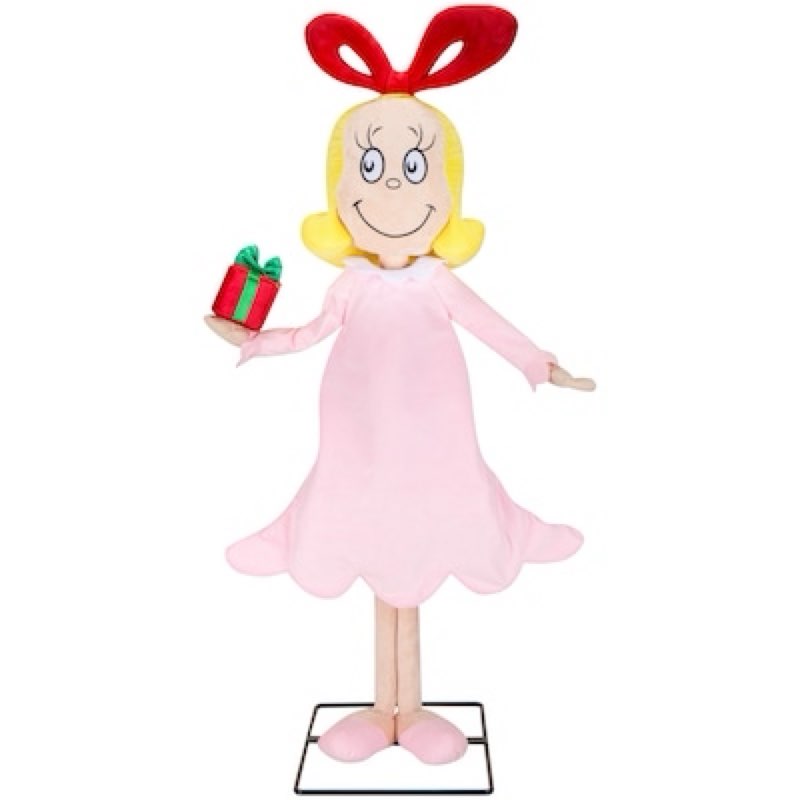 grinch 4-ft dr. seuss cindy-lou who musical animatronic