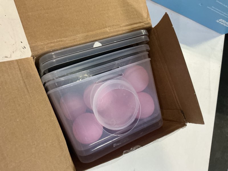 Condition photo showing As Is for vinsot 3 sets baby shower games bridal funniest baby shower play, interactive shaking balls for boy or girl, table tennis twerk game (pink) pink 36